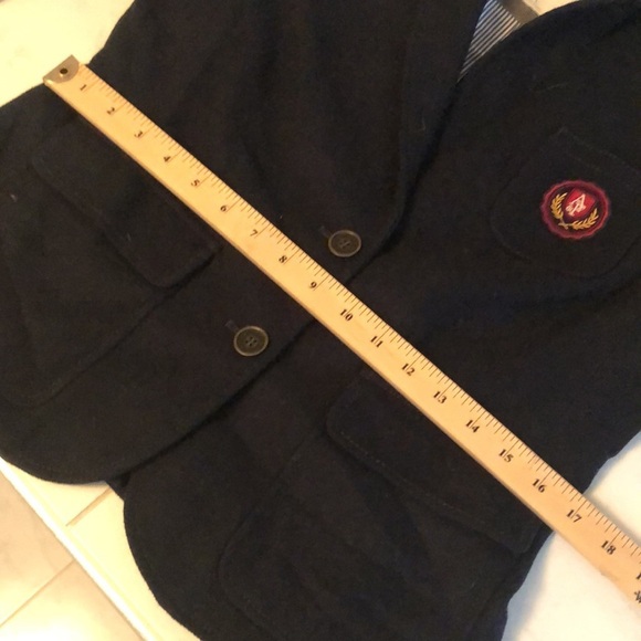 Abercrombie & Fitch Blue Tailored Blazer - Picture 8 of 10